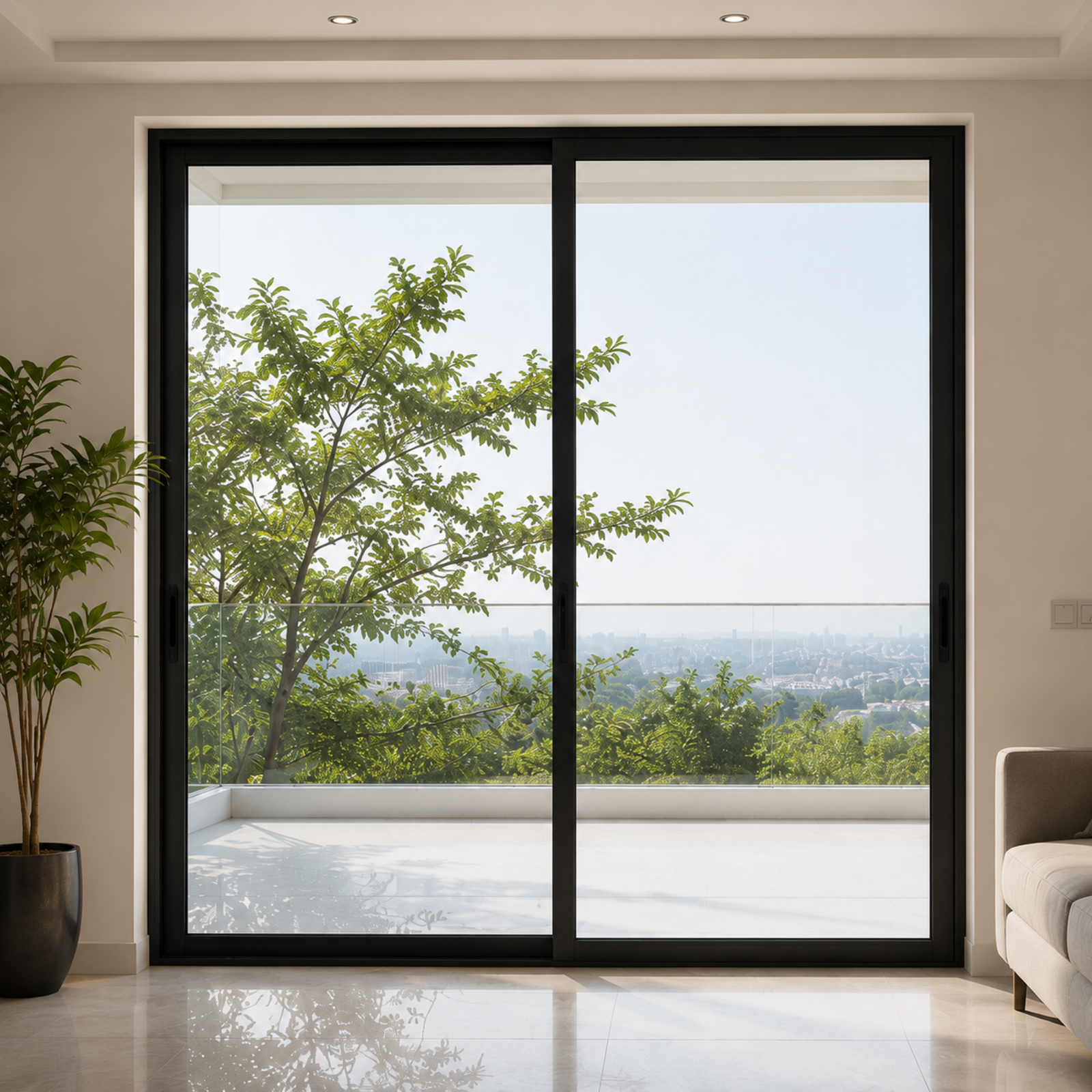 Glass Sliding Window